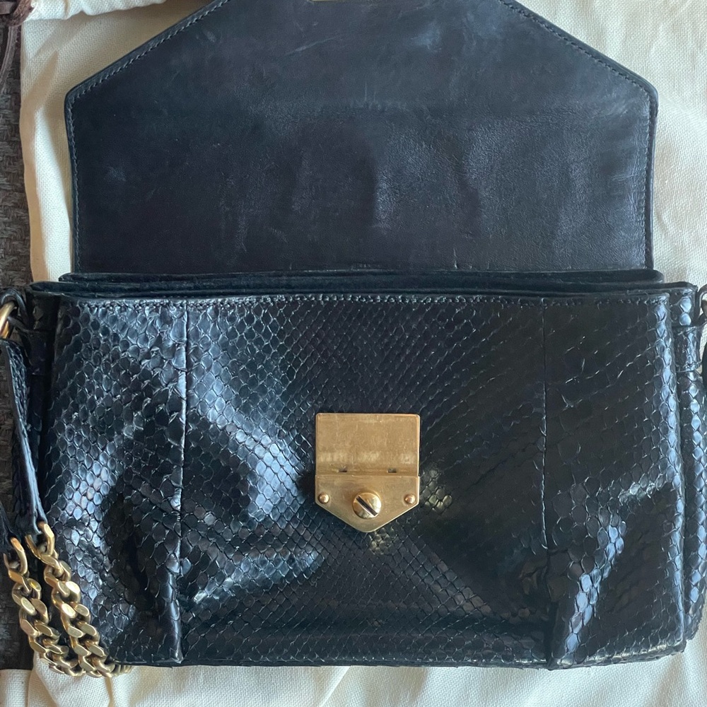 Python Ysl Vintage Yves Saint Laurent Bag Authent… - image 6